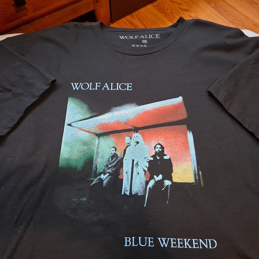 Wolf Alice Blue Weekend 2021 US Tour Shirt - XXL (Black)